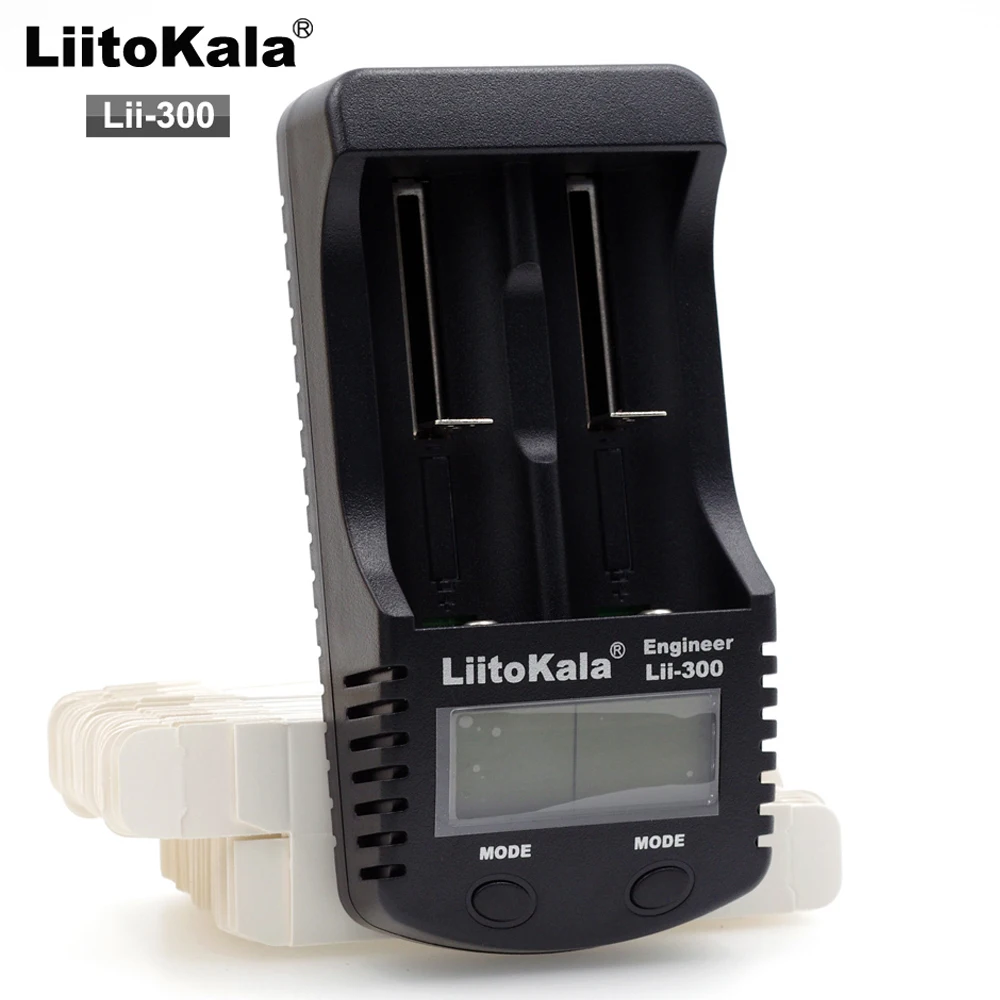 Liitokala lii300 LCD 3,7 V 18650 26650 16340 10440 18500 Cilindriskās Litija Baterijas, piemēram, 1,2 V AA AAA NiMH Akumulatoru Lādētāju