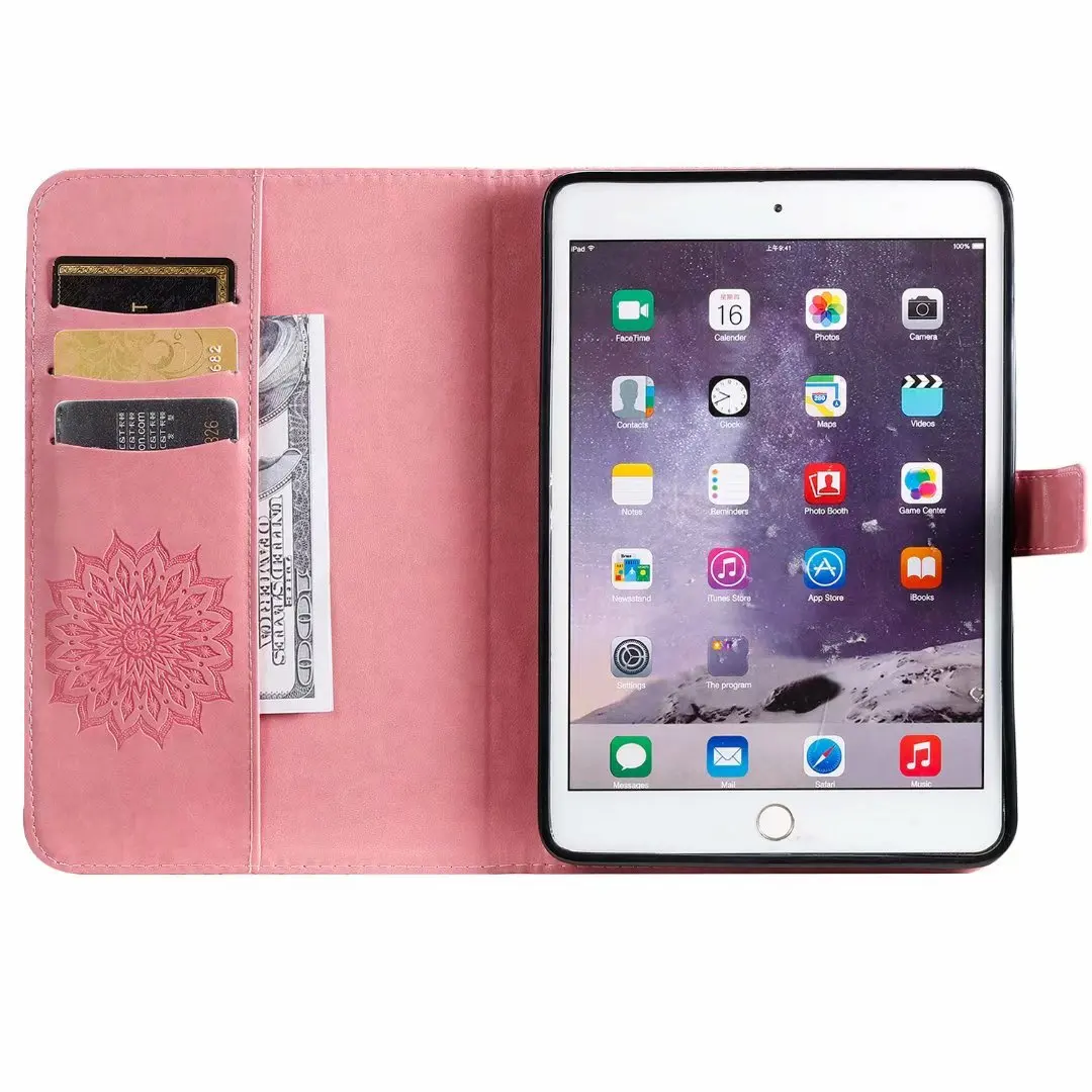 Luksusa Modes PU Ādas Pārsegu Apple iPad 2 Gaisa Lietā Planšetdatoru maku Smart Cover iPad 5 6 Gen Air 2 9.7