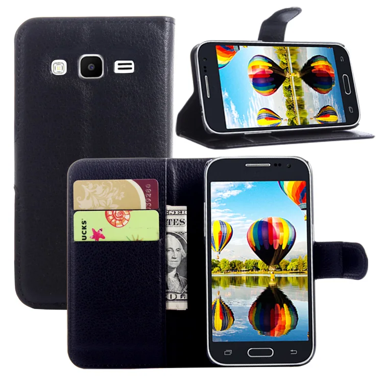 Maka Segtu Kartes Turētāju Telefonu Gadījumos Samsung Galaxy Core Ministru G3608 G360 Pu Ādas Gadījumā Aizsardzības Apvalks