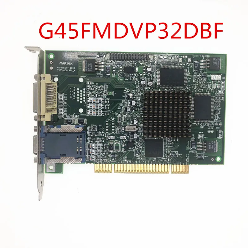 MATROX G450 G45FMDVP32DSF G45FMDVP32DBF F7003-0301 DVI kartes pārbaudīta