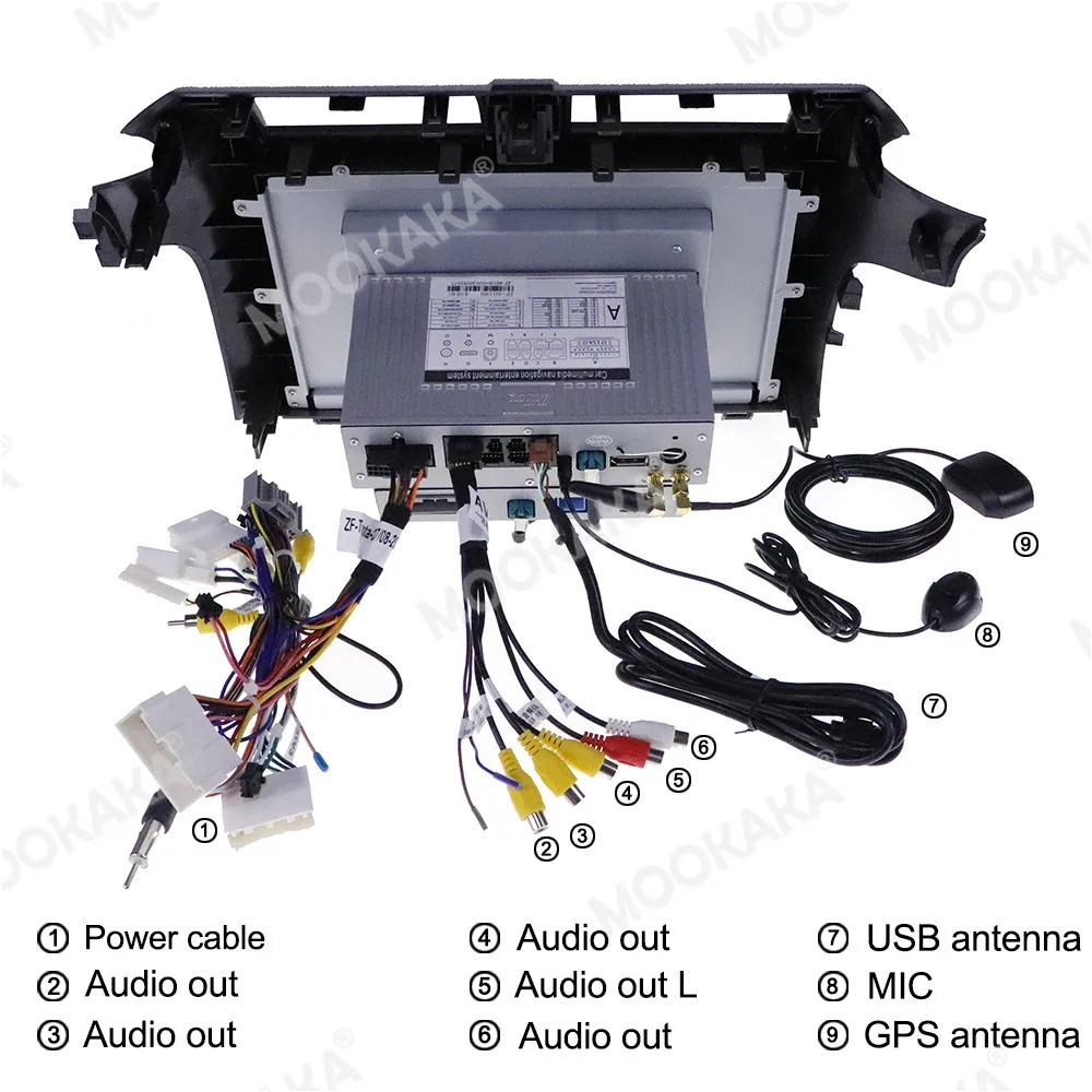 MAX-PAD Android 9.0 Auto Multimedia Player Straumēšanas Mediju LEXUS GX460 GX400 2010-2019 Auto Audio Radio Stereo Galvas Vienības DSP