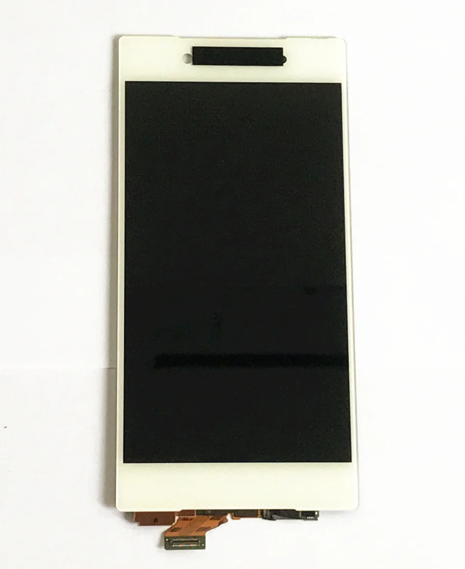 Melns/Balts Original LCD Sony Xperia Z5 E6603 E6633 E6653 E6683 LCD Displejs Digitizer Touch Screen Panelis Montāžas Detaļas