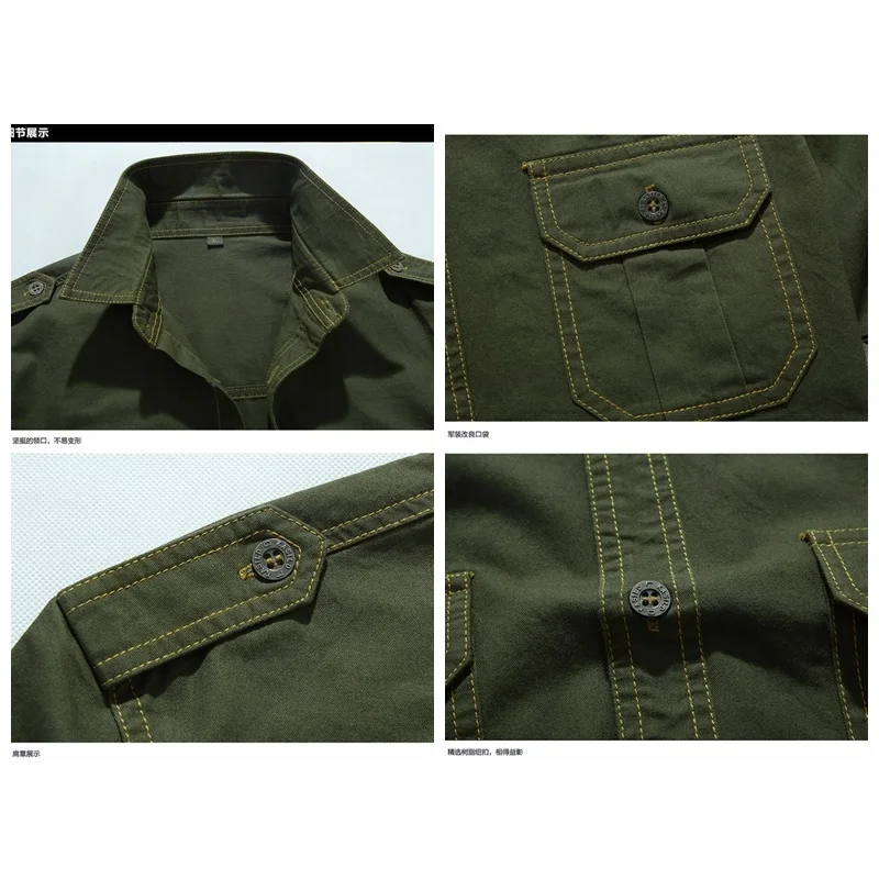 Militāro Krekls Vīriešu Krekli Ikdienas Stila Modes Apģērbu Kokvilnas ar Īsām Piedurknēm Retro Vintage Izšuvumi Armband Piliens Kuģniecība