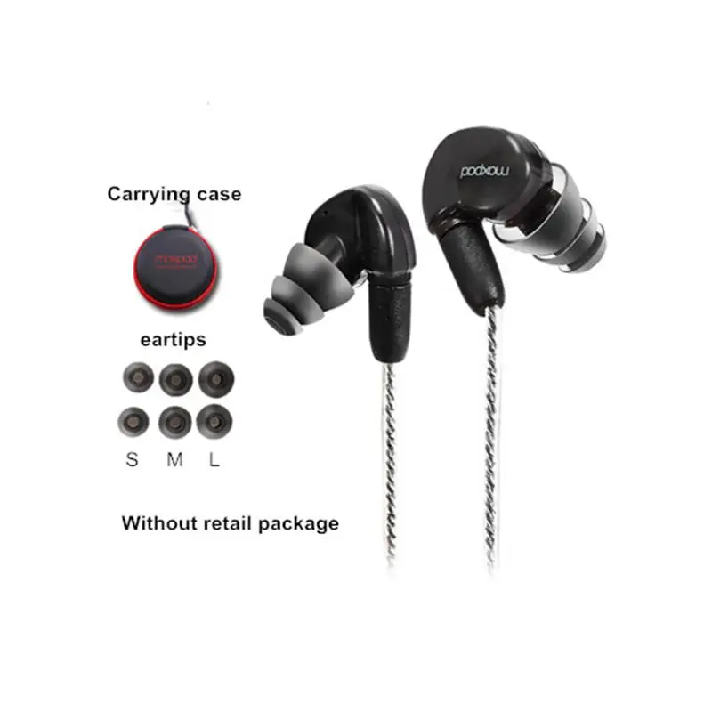 Moxpad X6 auss sporta Austiņas ar Mikrofonu priekš iPhone, Samsung,Mobilo Šūnu Telefonu,Kabeļu Nomaiņa+Trokšņa Izolējošas Austiņas PK 215