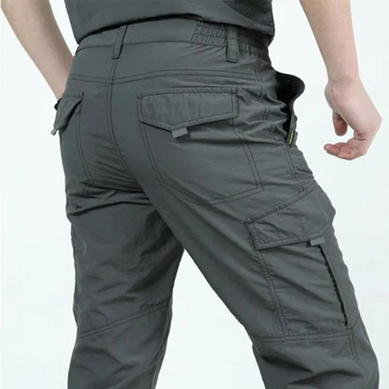 Multi Kabatas Bikses Vīriešu Darba Elpojošs Ātri Sausas Armijas Bikses Vaļīgas Taktiskās Vīriešu Militāro Formas Tērpu Tracksuit