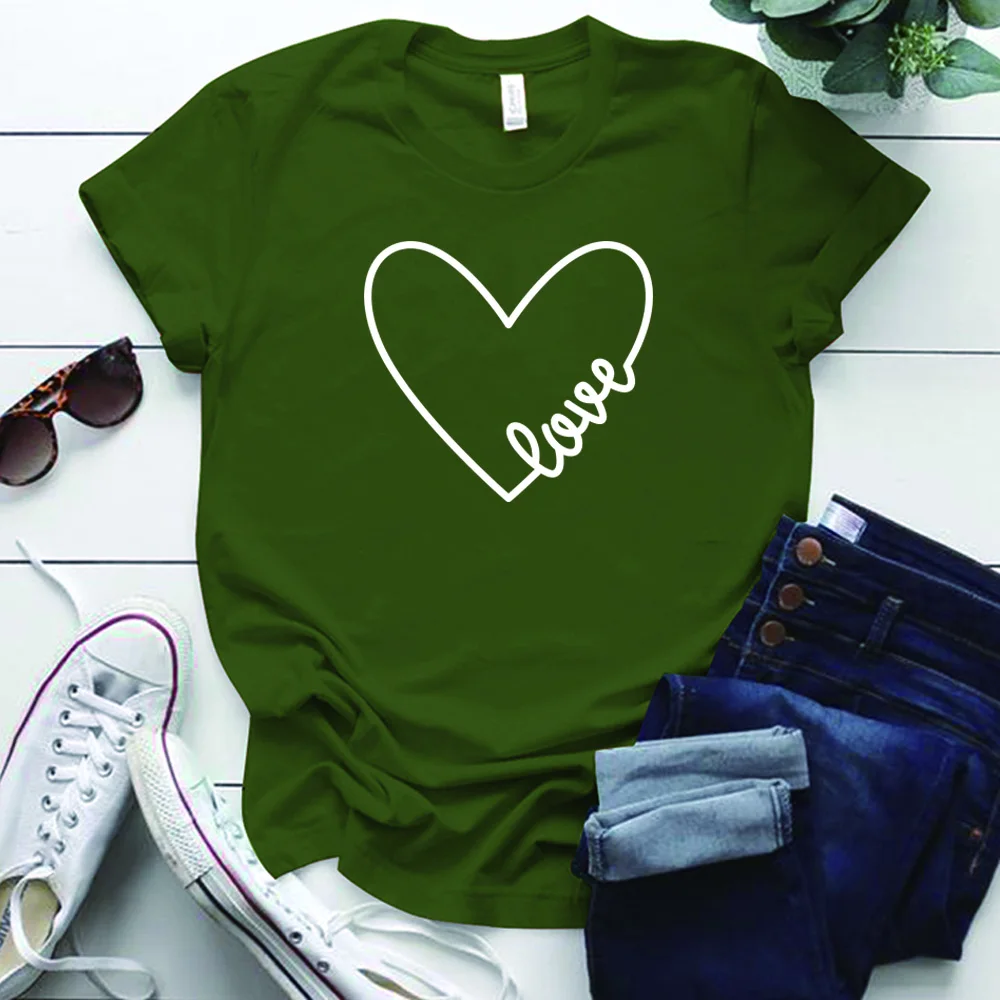 Mīlestības Vēstule Drukāšanas T Krekls Sievietēm Harajuku O Kakla Sieviete Tshirts Topi Ielu Stilu, Plus Lieluma Lielgabarīta T Krekls Ropa Mujer