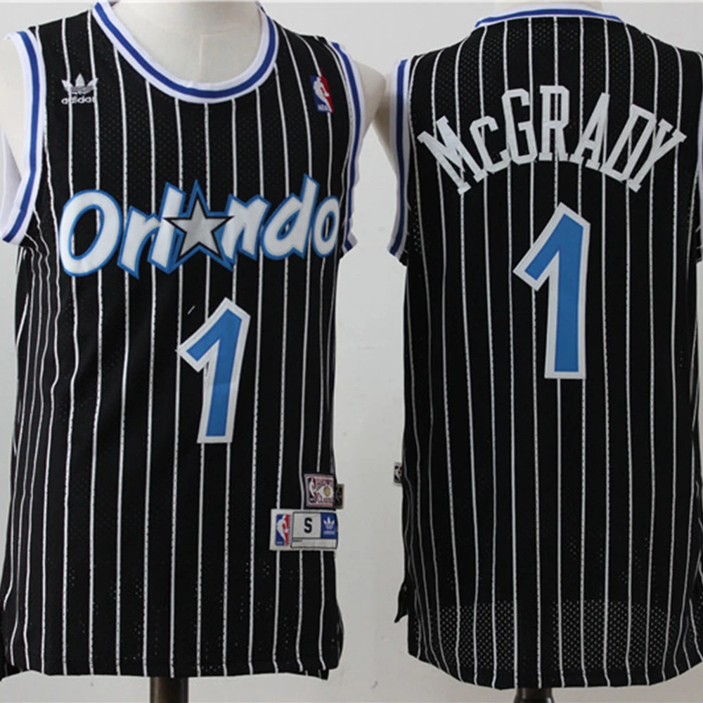 NBA Vīriešu Toronto Raptors #1 Tracy McGrady Basketbola Svīteri Orlando Magic Retro Swingman Jersey Šūtas Acs Vīriešu Svīteri