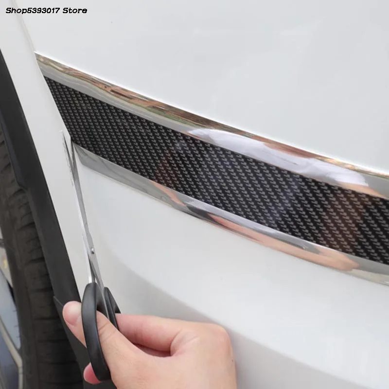 Oglekļa Šķiedras Auto Durvis, Palodzes Anti Scratch Sloksnes Segtu Automašīnu Durvju Sliekšņa Aizsargs Filmas Volkswagen Touareg 2019 2020 2021