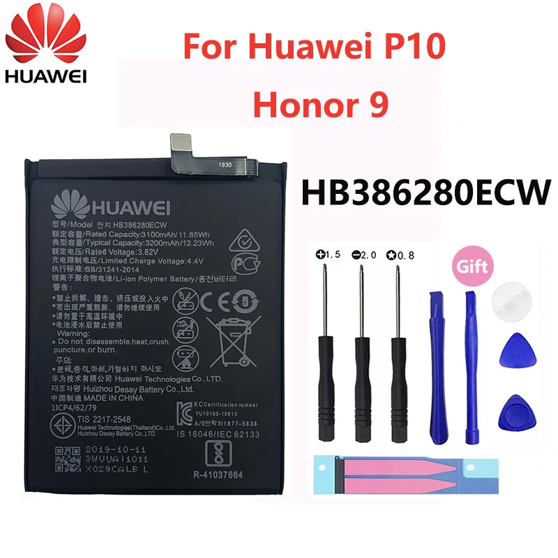 Oriģinālā Huawei P9 P10 Godu 8 9 Lite 9.i 5C HB366481ECW Baudīt Nova Palīgs 2 2i 3i 5.A 5X 7.A 7X G7 G8 G10 Plus Pro SE Tālruņa Akumulatora