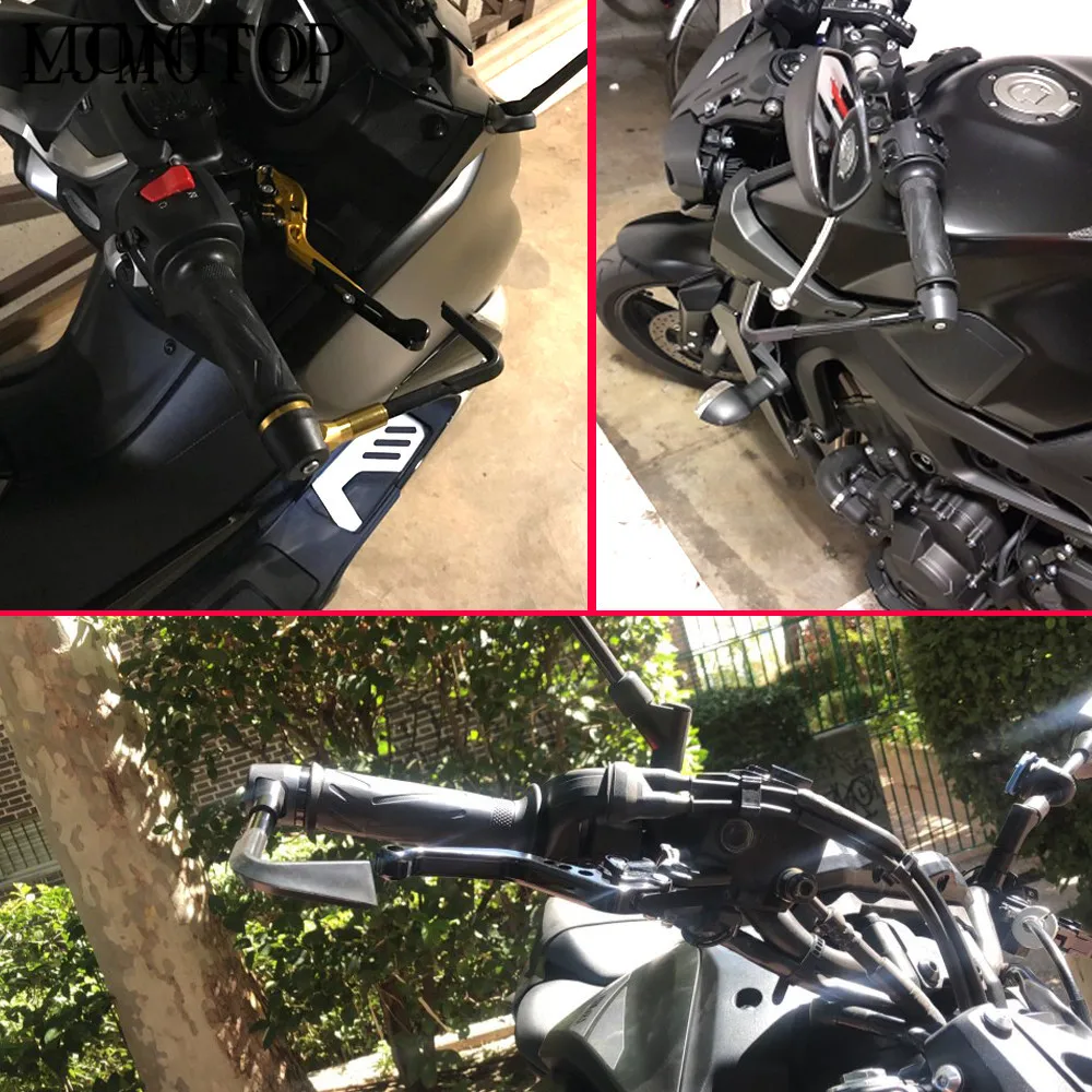 Par Kawasaki Z1000 z 1000 ZX10R zx 10r zx10 r ZX12R ZX6R Alumīnija Sakausējuma Motociklu Bremžu, Sajūga Sviras Aizsardzības Universal