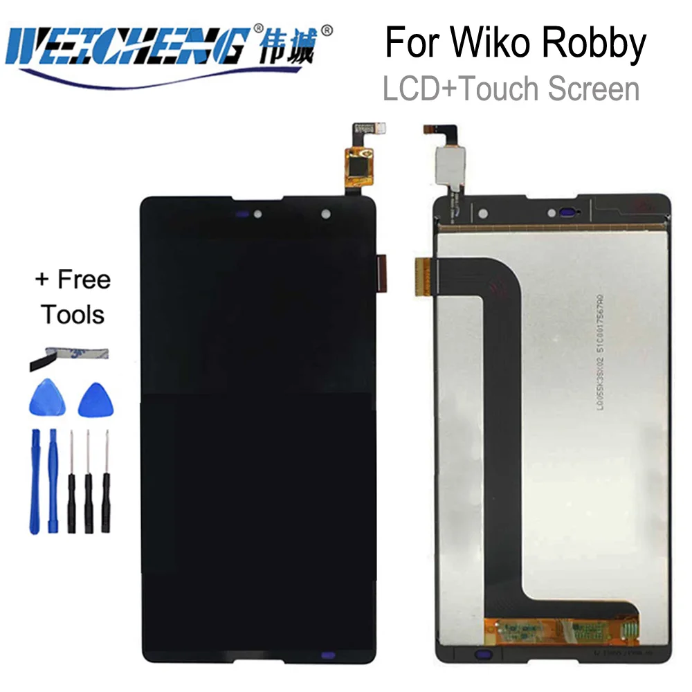 Par Wiko Robby LCD ekrānu un Touch Screen 5.5