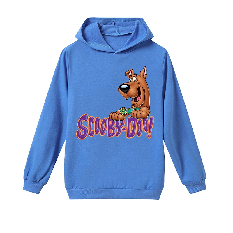 Pavasara Rudens Scooby Doo Noslēpums Mašīna, Zēns Hoodies Pusaudžu sporta Krekls Meitenēm Drēbes Bērniem ar garām Piedurknēm Bērniem sporta Krekli