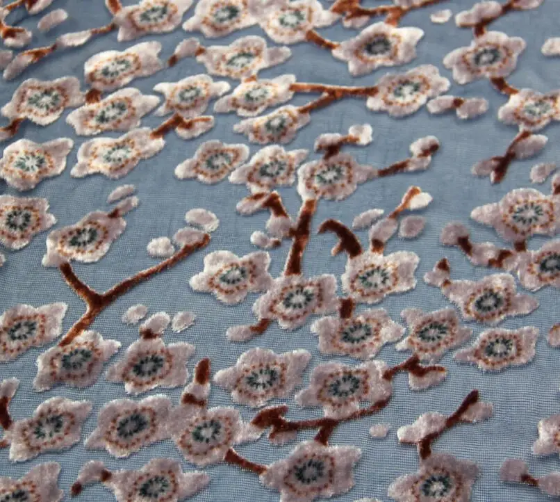 Plūksnotos DIY Zīds Viskoze cheongsam Auduma Platums 115cm Ziedu Kāzu kleitu apdares materiāls audums
