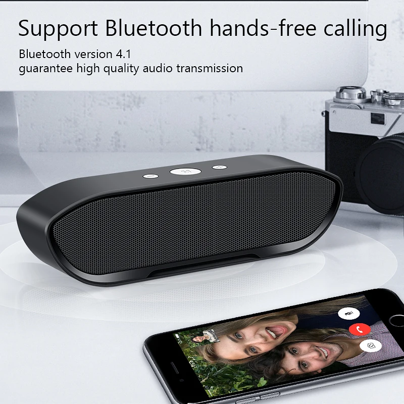 Pārnēsājamie Bezvadu Bluetooth Skaļruni Stereo lielas jaudas MP3 Mūzikas MIC Subwoofer Skaļruņi iPhone Datoru Basu Skaļrunis Altavoz