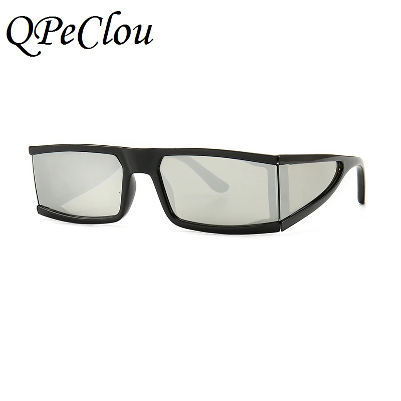 QPeClou Modes Spoguļa Laukuma Saulesbrilles Sieviešu 2019 Jauns Spogulis, Aizsargbrilles, Dāmas Vintage Modern Saules Brilles Sieviešu Toņos Oculos