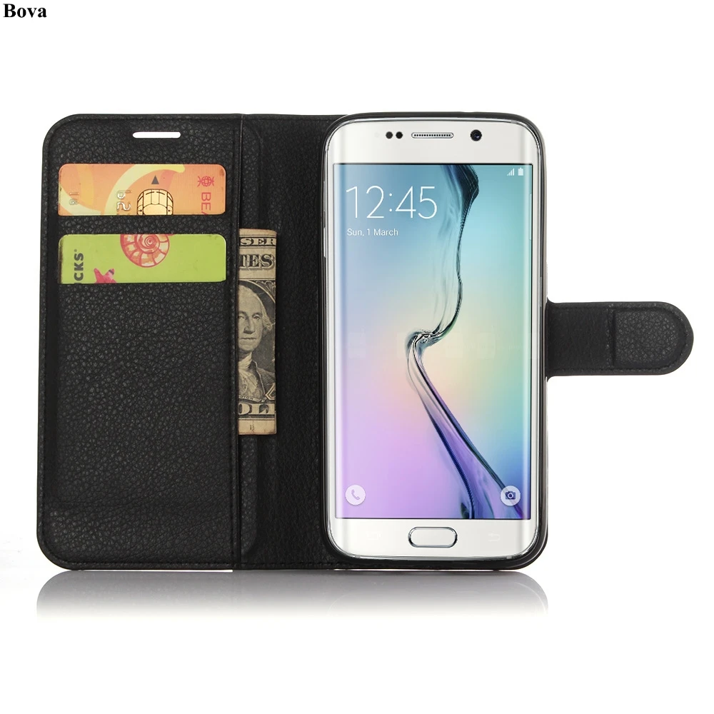 Retro āda Flip Case for Samsung Galaxy S7 Aktīvs /S7 edge /S7 seguma Naudu slots Magnētisko Sprādzes Maksts
