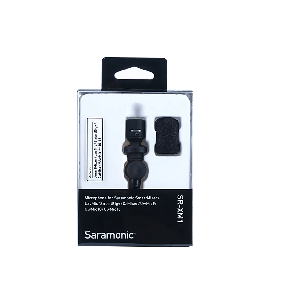 Saramonic SR-XM1 Plug & play Mini TRS Kondensatora Mikrofons Kameras, Kameras, Audio Mikseri, Ērts, Diktofons,Osmo Kabatas
