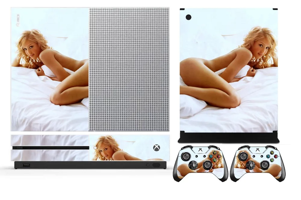 Sexy Lady 209 Ādas, Vinila Uzlīmes Aizsargs Microsoft Xbox One S un 2 kontrolieris ādas Uzlīmes