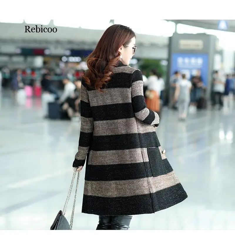 Sieviešu jaunais vilnis liela izmēra zaudēt korejiešu versija savvaļas Sieviešu džemperis jaka sieviešu jaka garš džemperis
