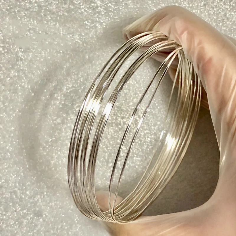 Sudraba Stieples Ag Elements Parauga Diametrs 1mm 99.99% Tīra Periodiskā Tabula Pētniecības Eksperiments
