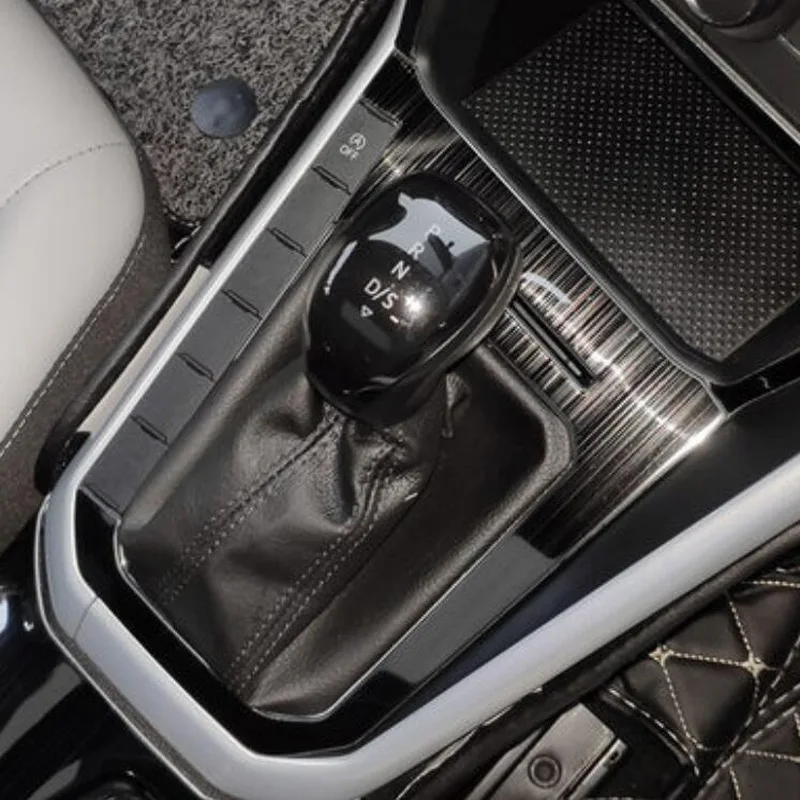 Tonlinker Interjera Automašīnas Durvis Rīku Paneļa Vāku Ielīmi, Volkswagen POLO 2019 Car Styling 1 GAB Nerūsējošā tērauda Vāka Uzlīme