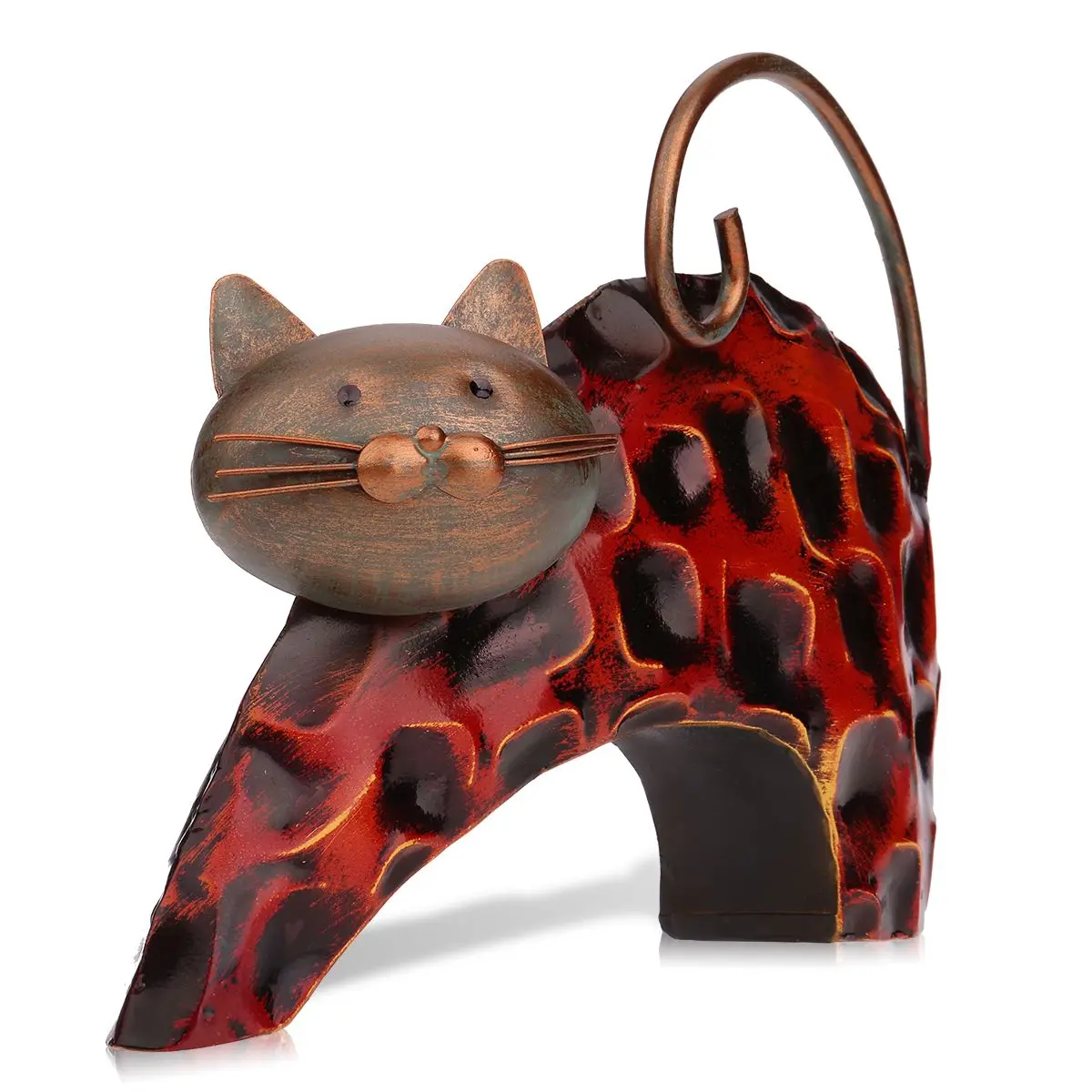 TOOARTS Stiepjas Metāla Kaķis Skulptūru Dzelzs Abstraktu Skulptūru Spilgts Slinks Kaķis Dzīvnieku Formas Crafting Mājas Interjera Priekšmeti Māksla