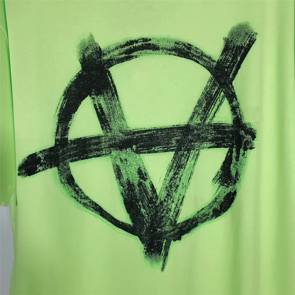 VETEMENTS Tee Anarhiju Logo Drukāt Vetements T-krekls 2020 Vīrieši Sievietes Lielajam Kokvilnas VTM T-krekli Vasaras Atpakaļ Etiķetes Izsekošanas Topi