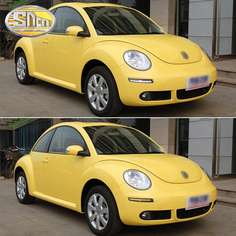Vw Volkswagen Beetle 2007 2008 2009 2010 LED Dienas Gaitas Lukturi Dzeltens Pagrieziena Signālu Gaismas, bamperis miglas lukturu vāks