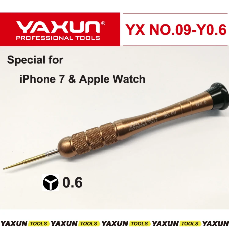 YAXUN Y0.6 Tri ārējie Skrūvgriezi Pro Tech Skrūvgriezi Īpašu iPhone 7 Plus Apple Pulksteņu Remonts, Augstas Kvalitātes Rokas Instrumentu