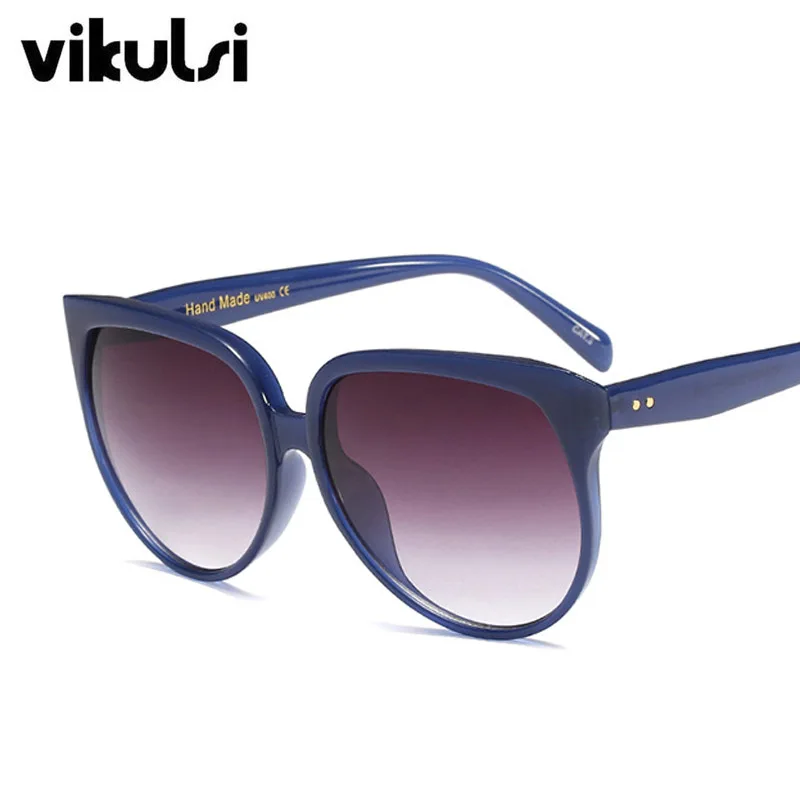 Zīmola Designe 2019 Jaunu Kaķu Acu Saulesbrilles Sieviešu Modes Lielizmēra Kvadrātveida Saulesbrilles Vintage Retro Sieviete Vīrietis Toņos UV400