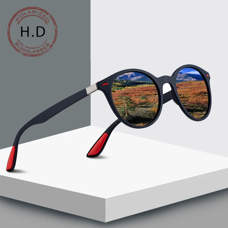 Zīmola Dizaina Klasika Saulesbrilles Vīriešiem, Sievietēm Retro Kniežu Polarizētas Saules brilles Kājas Vieglākas Konstrukcijas Ovāls Rāmis UV400 Aizsardzība