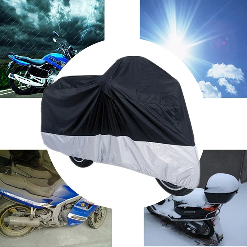 Ūdensizturīgs Āra UV Aizsargs Motociklu Lietus Putekļu Motociklu Vāks Harley Street Glide Electra Glide Sportster 883 48 Dyna