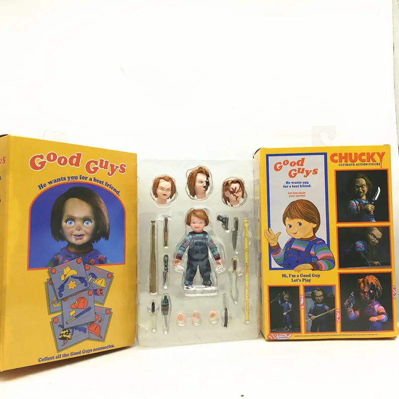10cm NECA Chucky ultimate savākt visu Labi Puiši piederumi rīcības attēls Modeli, Rotaļlietas, Dāvanu Brinquedos