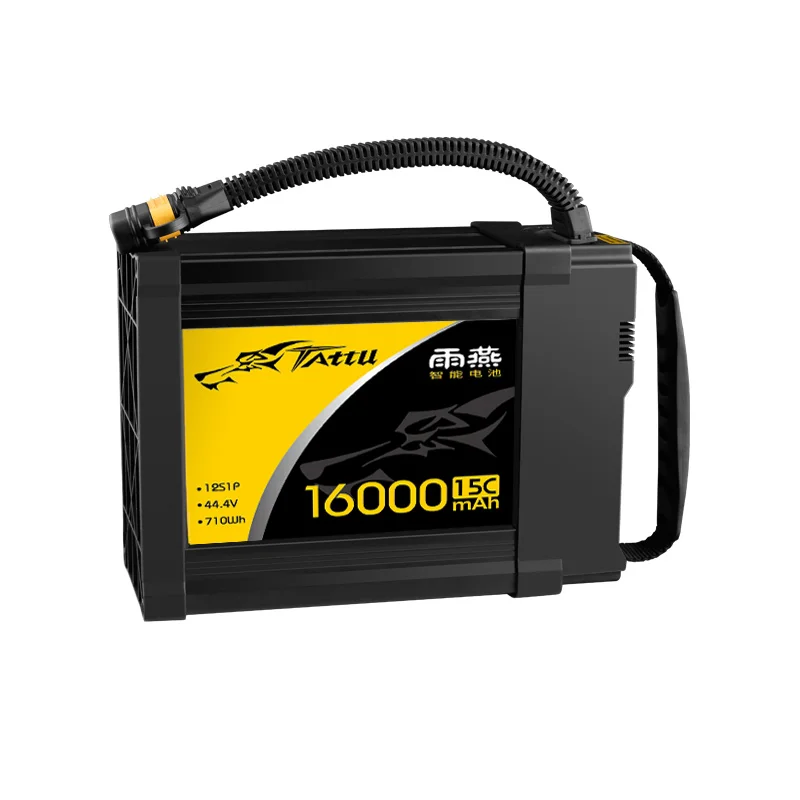 12S 16000mah 15C 44.4 V saprātīga akumulatora lipo akumulatoru ar AS150U plug Lauksaimniecības BLA