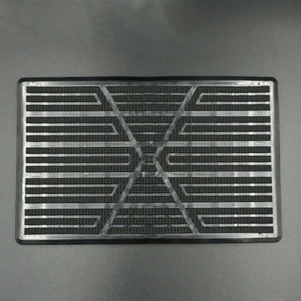 1GB Melnā Universālā PVC Automašīnas Grīdas Paklāju Pad Papēža Mat Kāju Pedālis Plāksteris Segtu 23x15cm Auto Paklājiņš Anti-skid Pedāli Melns