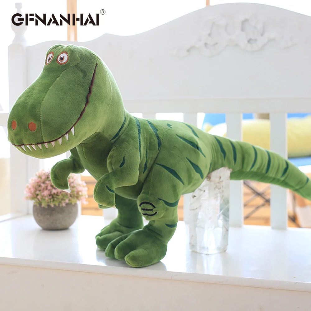 1pc 100cm Milzu Izmēra Tyrannosaurus Rex Plīša rotaļlieta Simulācijas Dinozauru Lelles, mīkstās Rotaļlietas Bērniem Zēni Dzimšanas dienas Dāvana