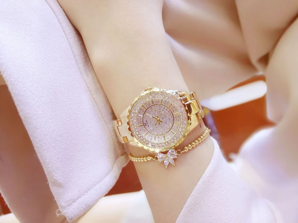 2019 Jaunā Luksusa Sieviešu Pulksteņi, nerūsējošā tērauda Siksniņa, rokas pulksteņi Crystal Diamond Gadījuma Modes Kvarca Pulksteņi relogio feminino