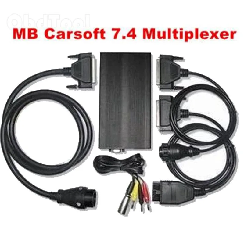 2020 JAUNĀKAIS angļu MCU Kontrolē Saskarne MB Carsoft 7.4 Multiplexer Diagnostikas Rīks Carsoft 7.4 Piliens Kuģniecība