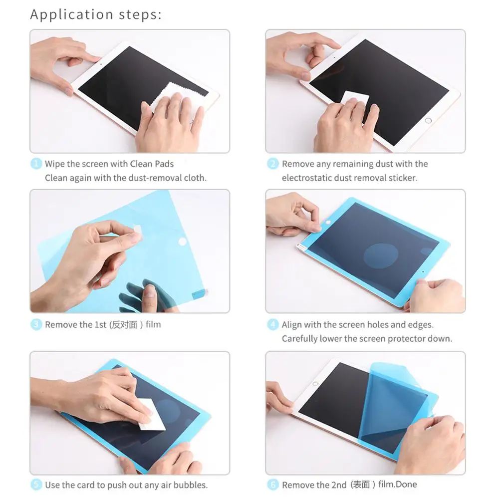 2GAB Papīra Struktūra, Anti Glare Matte PET Ekrāna Aizsargs, lai iPad 10.2 10.5 10.9 11, Kā Papīra Rakstiski Krāsošana Filmu