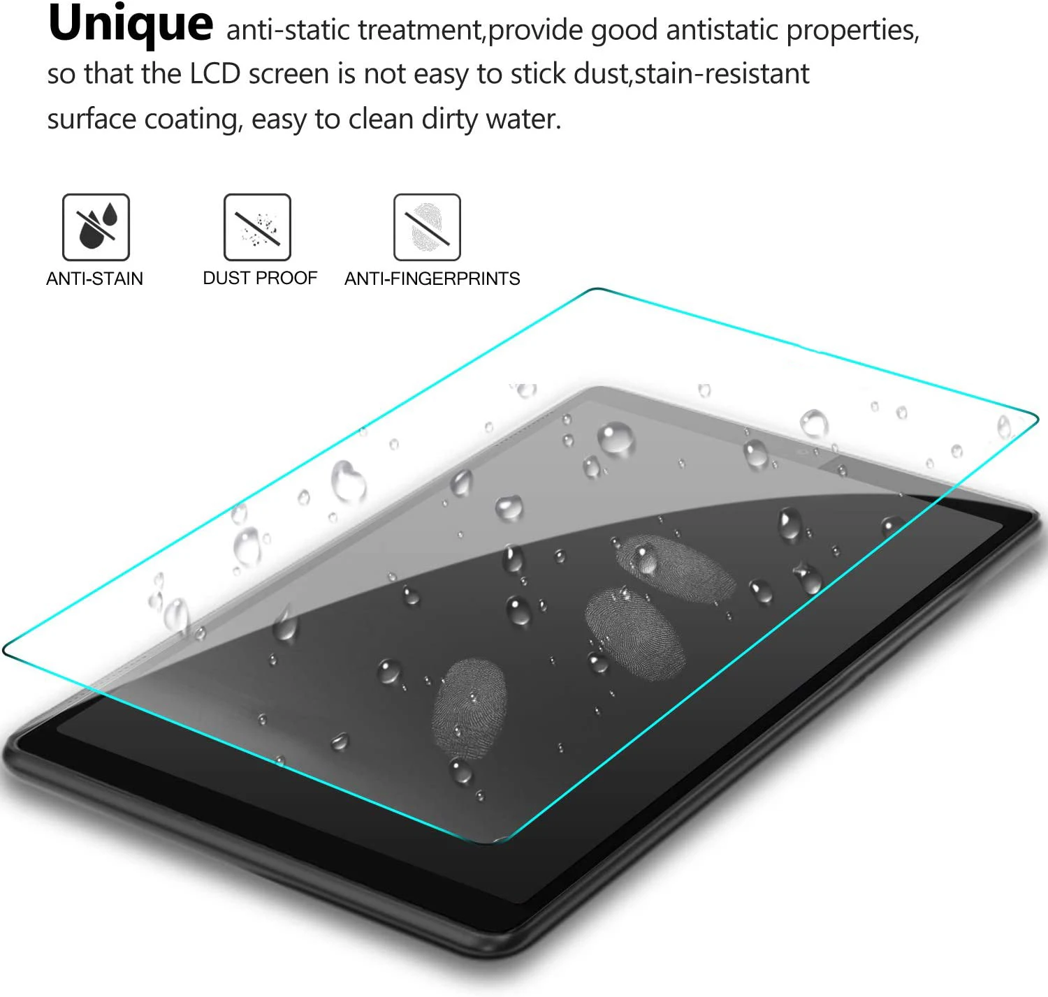 2gab Tablete Rūdīta Stikla Ekrāna Aizsargs Vāks Lenovo Cilnes M8 8505X/TB-8705F 8.0 Collu Pilns Pārklājums Ekrānam