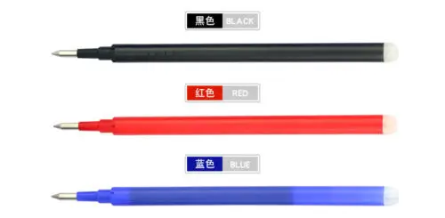 3/6/12 gab. Melna/Sarkana/Zila Krāsas Pilot Frixion Izdzēšami Lodīšu Pildspalva 0.7 mm Piepildīt BLS-FR7 par LFBK-23F