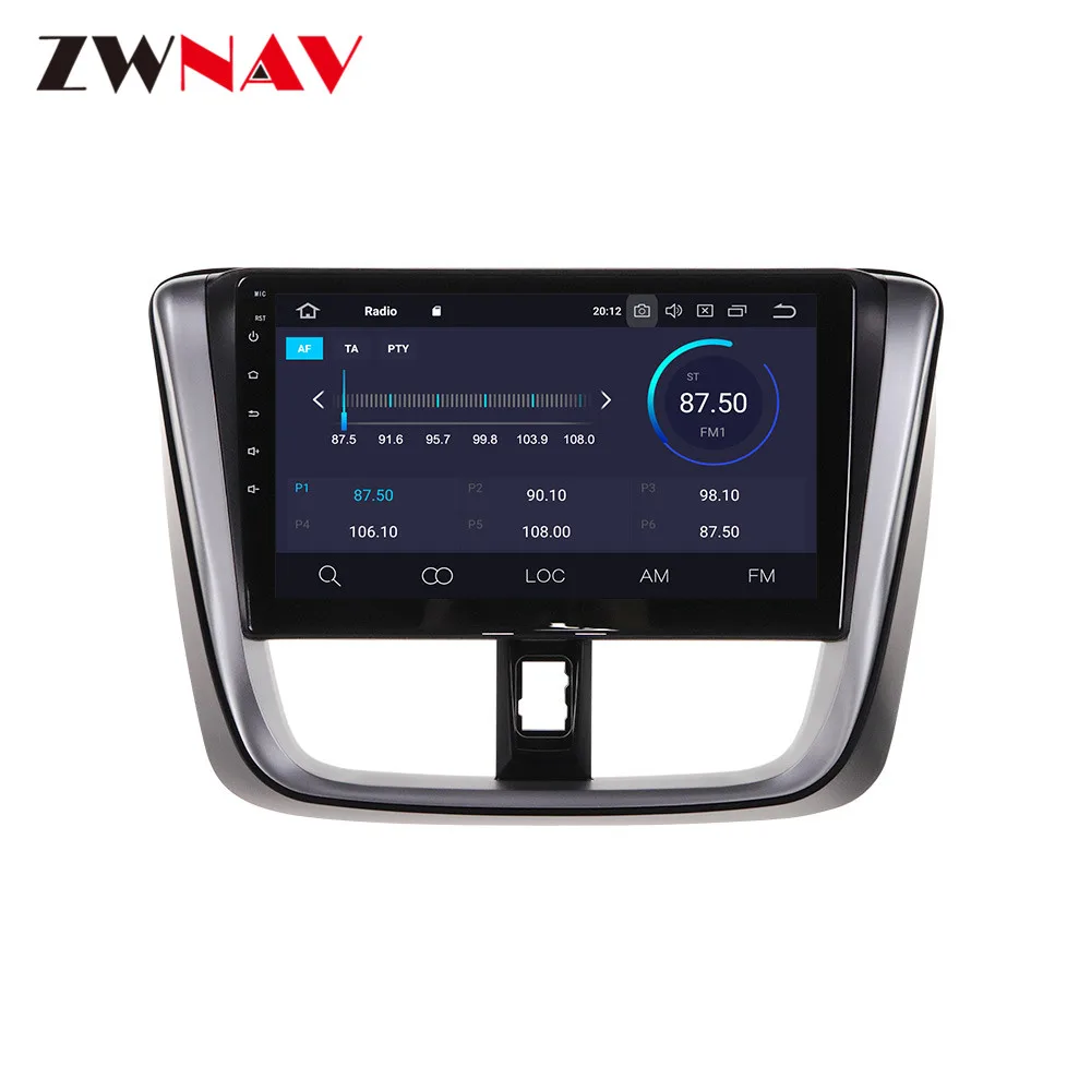 360 Kameras Android 10 sistēma ar Multimediju Atskaņotāju Toyota Vios/Yaris-17 GPS Navi Radio stereo IPS skārienjutīgais ekrāns, galvas vienības