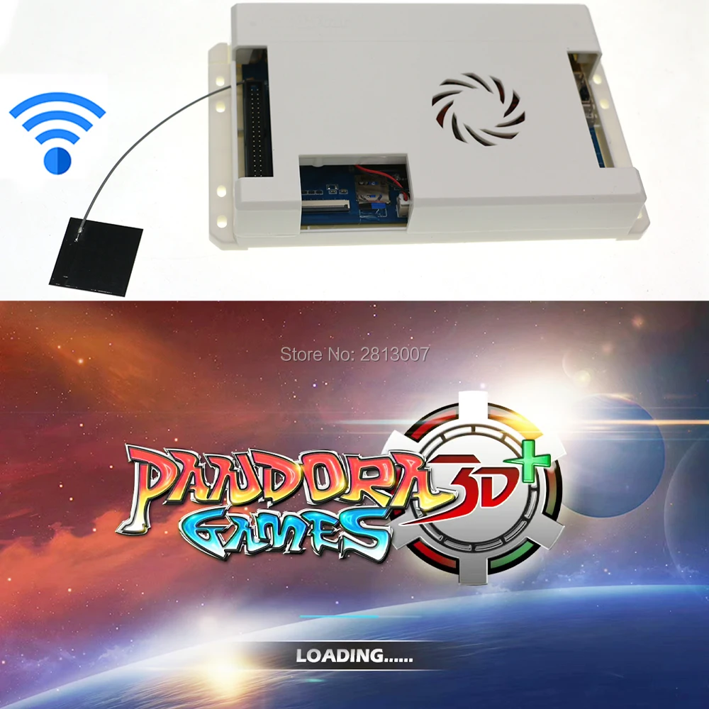 3D Pandora Saga Lodziņā 4018 1 Spēle Valdes Ģimenes Versiju Arcade PCB WIFI Lejupielādēt HDMI VGA Mātesplates USB Joypad