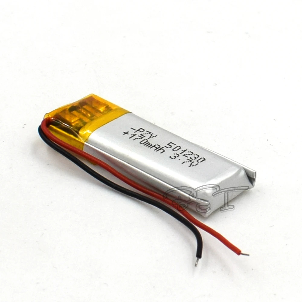 5gab 3,7 V 501230 170mAh Uzlādējams Li-polimēra litija Lipo Li-ion Šūnu akumulatoru tablete ciparu, kas PSP MP5 GPS Bluetooth