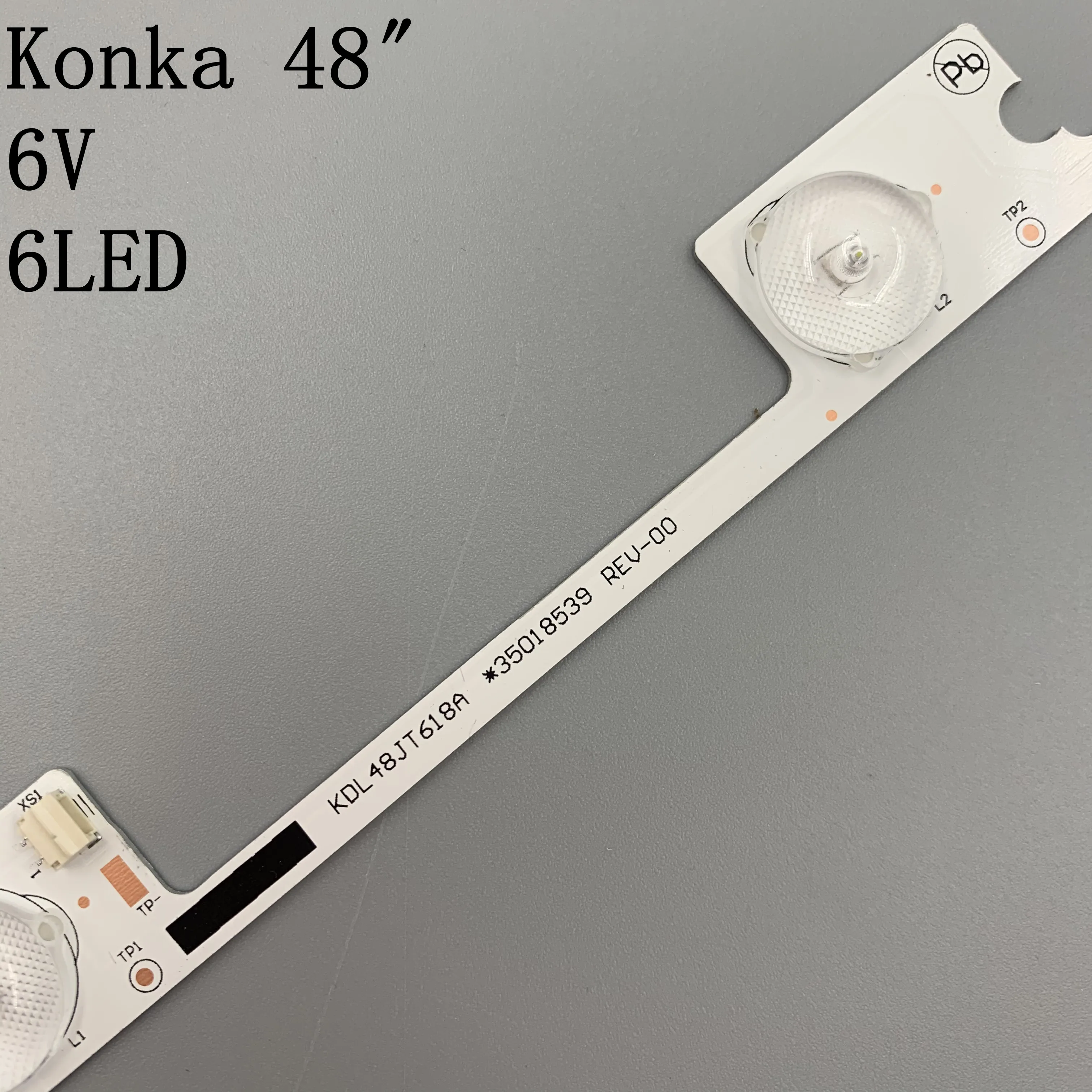 80 Gabali/daudz oriģinālu, jaunu LED apgaismojums bārs lentas KONKA KDL48JT618A 35018539 6 LED(6V) 442mm