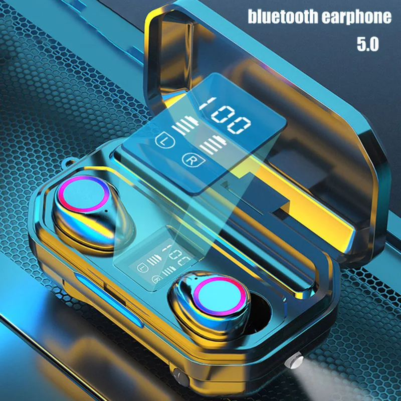 9D Trokšņa Slāpēšanas Bezvadu Austiņas Bluetooth Sporta Austiņas Bluetooth 3300mah Touch Kontroli Austiņas Bluetooth Ūdensizturīgs