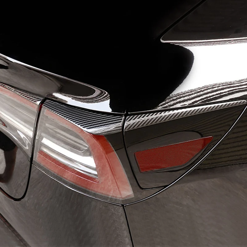 Aizmugures lukturi stight par Tesla model 3 aksesuāri/auto piederumi modelis 3 tesla trīs tesla model 3 oglekļa/accessoires