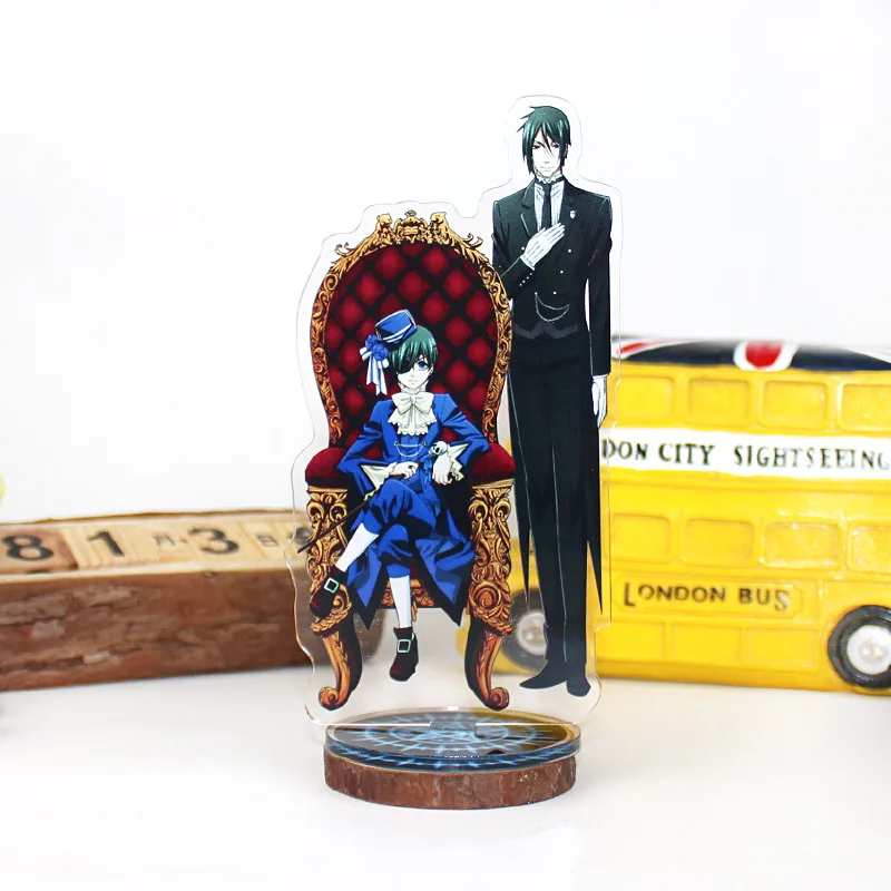 Anime Black Butler Akrila Statīva Modeli, Rotaļlietas Cool Anime Rīcības Attēls Apdare Rīcības Attēls DIY Kolekcionējamu Rotaļlietu Augstā Kvalitāte