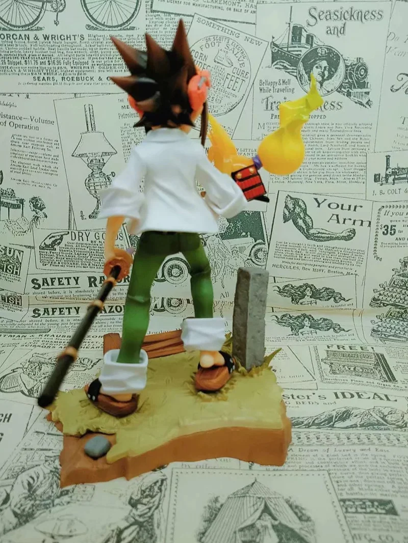 Anime Shaman King Asakura Jūs PVC Rīcības Attēls Kolekcionējamus Modeli, lelle, rotaļlieta 18 cm