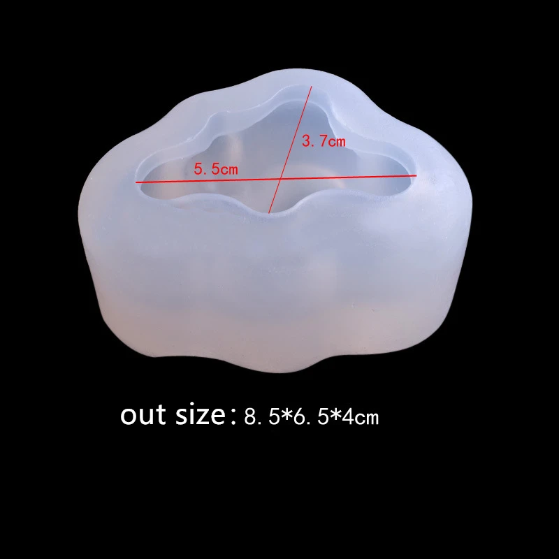 Aomily 3D Sky Cloud Formas Silikona Veidnē DIY Roku darbs Sīkfailus, Šokolādes Pelējuma Virtuves Kūka Mīklas Cepšanas Dekorēšanas Instrumentiem Sīkrīkus